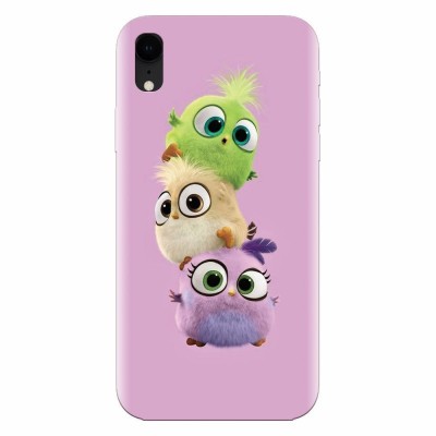 Husa silicon pentru Apple Iphone XR, Baby Birds foto