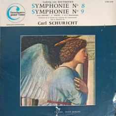 Disc vinil, LP. Les Neuf Symphonies - Vol. 6 - Symphonie No. 8. Symphonie No. 9 Avec Chœurs 1ere Partie-Ludwig