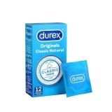 Prezervative Durex Originals Classic Natural, Protectie si Confort De Necontestat, 12 bucati