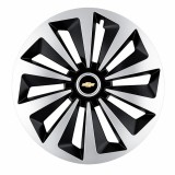 Set 4 capace roti Fox Gri-Negru R17 pentru gama auto Chevrolet