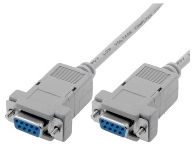 Cablu D-Sub 9pin soclu null-modem foto