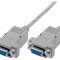 Cablu D-Sub 9pin soclu null-modem