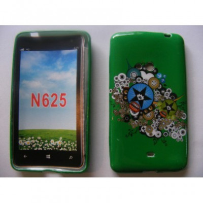 Husa Silicon Nokia Lumia 625 Verde ART 1 foto
