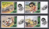 Djibouti 2020 - A 60-a aniversare a nașterii lui Ayrton Senna, Serie cu Tabsuri, MNH