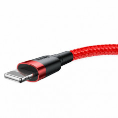 Baseus Lightning Cafule Cablu de date și încărcare pentru iPhone 1.5A 2m roșu roșu (CALKLF-C09)