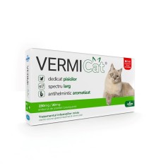 ANTIPARAZITAR INTERN PENTRU PISICI VERMICAT x 1tb