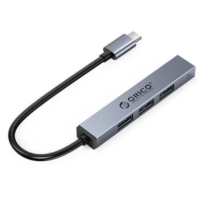 HUB USB Orico AHC1-4A-GY 4 port-uri USB3.2 gri 15cm foto