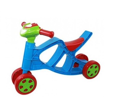 Minibike Doloni cu sunete si lumini albastru cu rosu foto