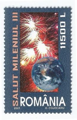 Romania, LP 1539/2001, Salut Mileniul III, MNH foto