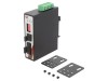 Media Convertor Ethernet EtherCAT Fibra Optica Monomod 5 Porturi SC RJ45 10/100Mbps IP30