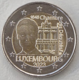 LUXEMBURG moneda 2 euro comemorativa 2023_camera deputatilor, UNC, Europa, Cupru-Nichel