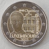 LUXEMBURG moneda 2 euro comemorativa 2023_camera deputatilor, UNC