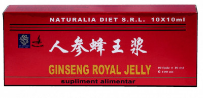 ROYAL JELLY &amp;amp; GINSENG 10fiole NATURALIA DIET foto