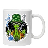 Cana alba personalizata Extraterestru 1, INOVATIX&reg;. 330ml