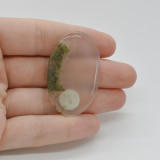 Cabochon agat moss indonezia 43x27x5mm c24