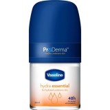 Antiperspirant roll-on Vaseline Pro Derma Hydra Essentials, hidratare și protecție 48 h, 50 ml