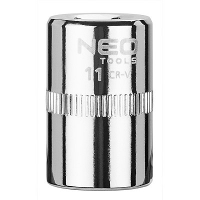 Tubulara hexagonala scurta superlock 1/4&amp;quot;, 11 mm Neo Tools 08-229 HardWork ToolsRange foto
