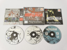 Joc Sony Playstation 1 PS1 PS One - Metal Gear Solid foto