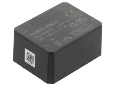 Convertor AC/DC 30W 85-305V 12V/-12V foto