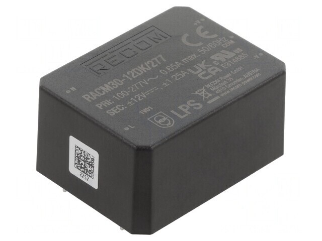 Convertor AC/DC 30W 85-305V 12V/-12V