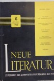 Neue Literatur. Zeitschrift des Schriftstellerverbandes der Sozialistischen Republik Rum&auml;niens. 14. Jg., Heft 6, 1963