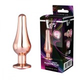 Dop Anal Pleasure Plug Medium Auriu Gleaming Love