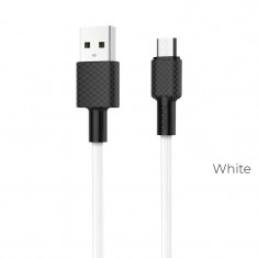 Cablu Micro Usb cu incarcare rapida Hoco X29 Alb 1M foto