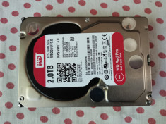 HDD 2 Tb 3,5 inch Western Digital RED Pro 64MB Cache Sata 3. foto