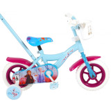 Bicicleta pentru fete, Disney Frozen 2,10 inch, culoare Albastru/Violet, fara frPB Cod:91050