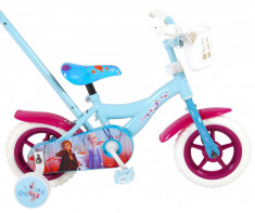 Bicicleta pentru fete, Disney Frozen 2,10 inch, culoare Albastru/Violet, fara frPB Cod:91050 foto