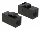 Cupla Keystone RJ45 Cat.6 UTP Negru, Delock 86629