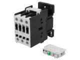 Contactor ETI POLAM CEM25.10-24V-50/60HZ 3-polar NO cu 3 contacte auxiliare NO 24VAC 25A
