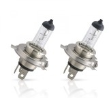 Cumpara ieftin Pachet 2 Becuri Far H4 P43T 60 55W 12V Vision Plus Philips