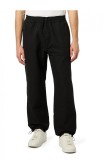 Cumpara ieftin Pantaloni Barbati HUGO Gendo242 Negri, Regular Fit, Talie Medie, Lungi, Marimea L - Outlet
