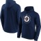 Winnipeg Jets hanorac de bărbați cu glugă Primary Logo Graphic navy - L