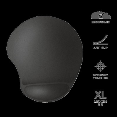 Mouse pad Trust Bigfoot XL, cu gel pad, negru foto