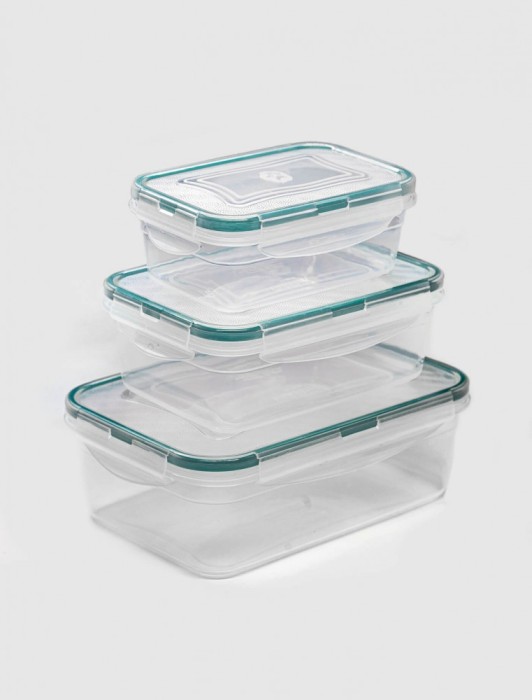 SET CUTII ALIMENTE STERK DREPTUNGHIULARA LIA 0.44 + 0.83 + 1.47 L