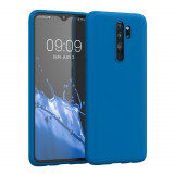 Husa Kwmobile pentru Xiaomi Redmi Note 8 Pro, Silicon, Albastru, 50242.228