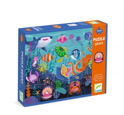 Puzzle gigant Aventuri in mare, Djeco foto