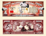 SUA = FANTASY NOTE (TJ6) = DESENE ANIMATE : SNOOPY OF CHARLIE BROWN - 2021 - UNC