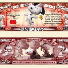 SUA = FANTASY NOTE (TJ6) = DESENE ANIMATE : SNOOPY OF CHARLIE BROWN - 2021 - UNC