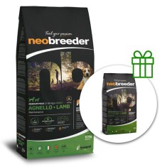 Alleva NEO BREEDER dog adult medium &amp;amp;amp; maxi lamb 12 kg + 2 kg GRATUIT foto