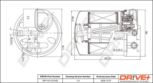 Dr!ve+ DP1110.13.0163 filtru combustibil