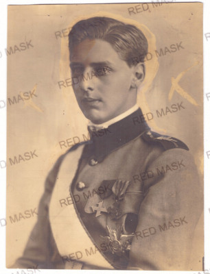 579 - Prince NICOLAE, Royalty, Regale, Romania ( 21,5/16,5 cm ) - old Photo foto