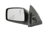 Oglinda exterioara Kia Sportage (Je), 09.2004-10.2010, partea Stanga, culoare sticla crom , sticla convexa, cu carcasa neagra, cu incalzire, ajustare