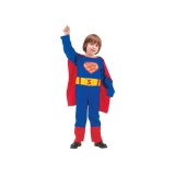 Costum carnaval Superman pentru Copii, marime21 130/140 cm (9-10 ani)
