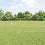 vidaXL Gard de Teren 1.2x25 m Oțel Zincat
