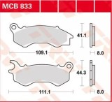 Set placute frana fataTRW MCB833SRM - Honda PCX 125-150 (10-18) - SH 125 (14-18) - Peugeot Django - Speedfight 4 50-125-150cc, Oem