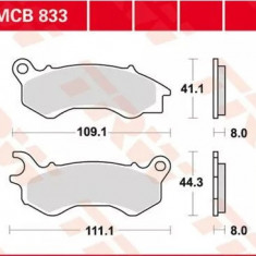Set placute frana fataTRW MCB833SRM - Honda PCX 125-150 (10-18) - SH 125 (14-18) - Peugeot Django - Speedfight 4 50-125-150cc