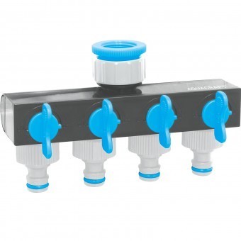 Conector furtun cu 4 cai Aquacraft, prindere 1/2 inch foto